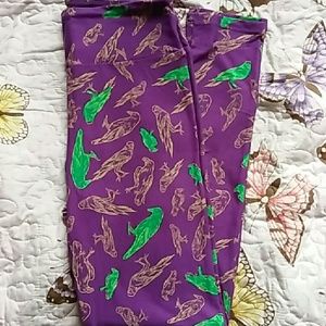 Lularoe Halloween Crow/Raven Leggings